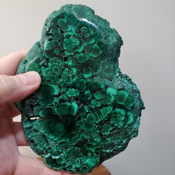 0.8 lbs Malachite Crystal Slab - Picture 14 of 16